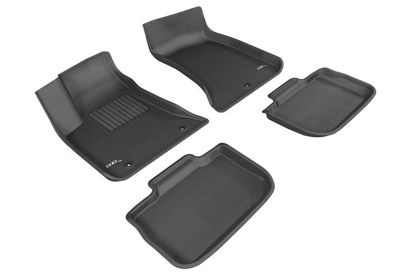 Chrysler 300 Floor Mat Set - Front and Rear - 3D MAXpider - Kagu Series - Black - `11-`23